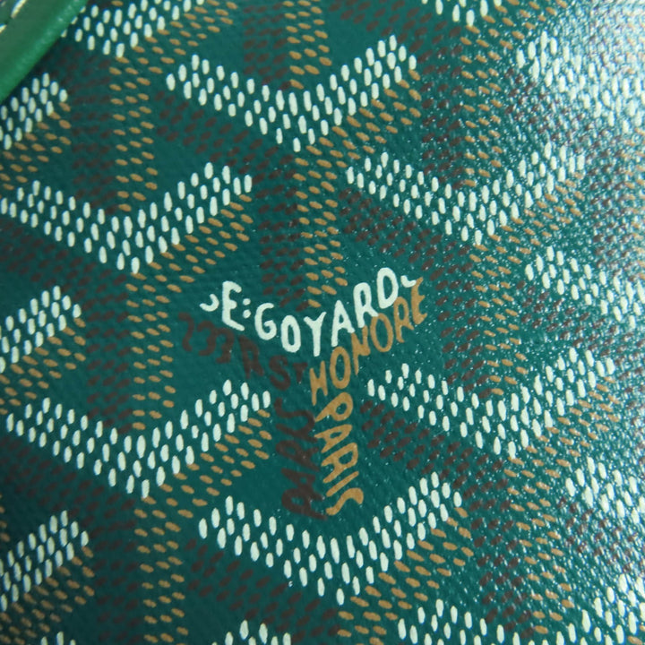 GOYARD ショルダーバッグ Petit Flo バケットバッグ ドローストリング 2WAY グリーン ゴヤールダン キャンバス