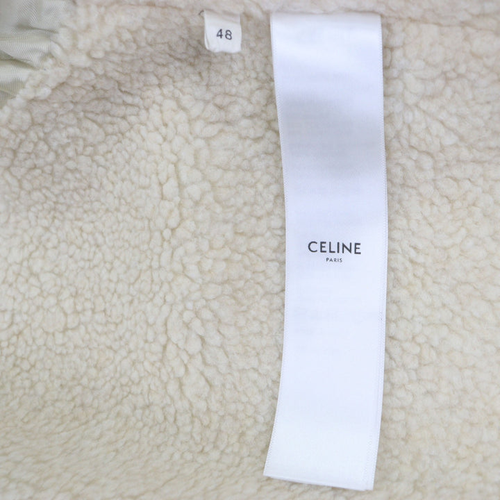 素晴らしいCELINEジャケット ブラックナイロン メンズ 48 2W93C227R