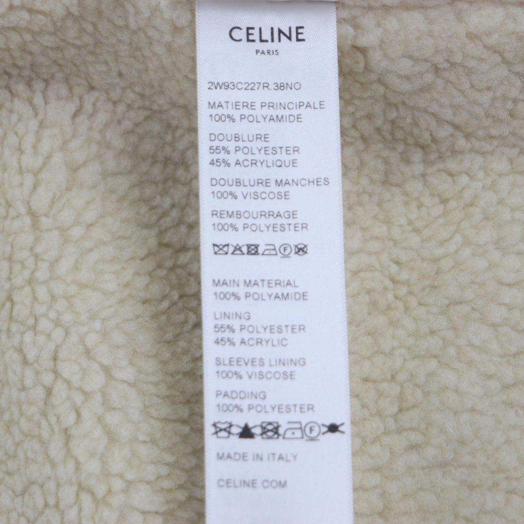 素晴らしいCELINEジャケット ブラックナイロン メンズ 48 2W93C227R