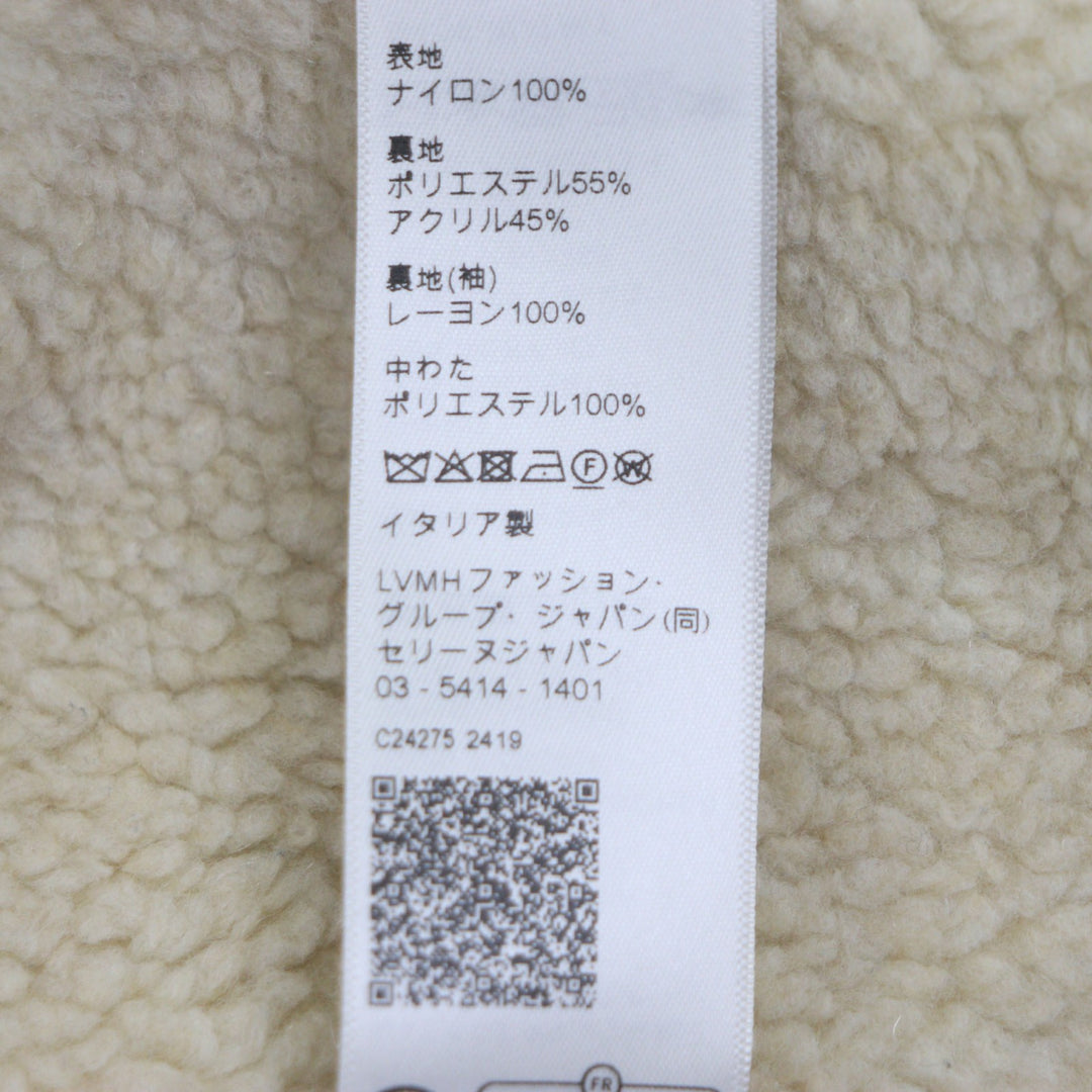 素晴らしいCELINEジャケット ブラックナイロン メンズ 48 2W93C227R