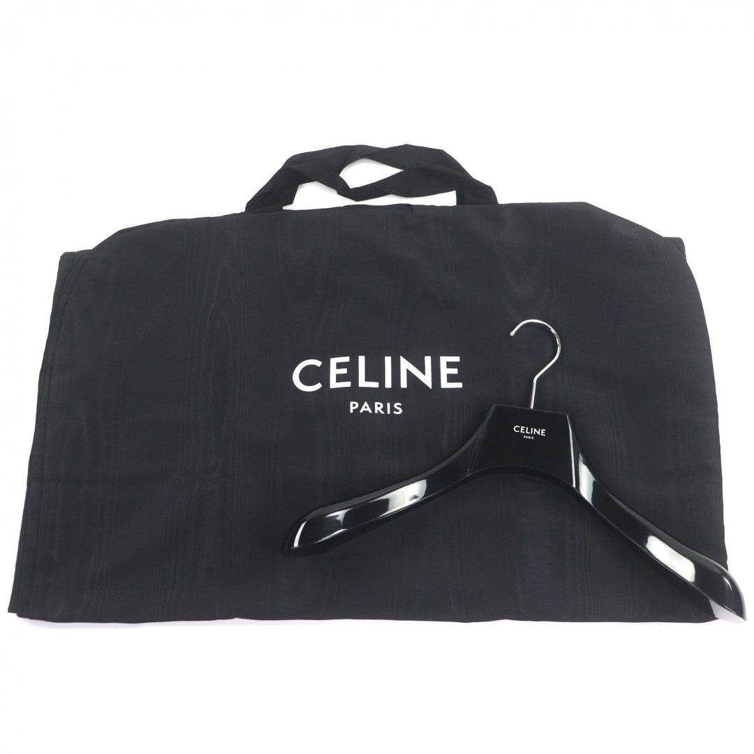 素晴らしいCELINEジャケット ブラックナイロン メンズ 48 2W93C227R