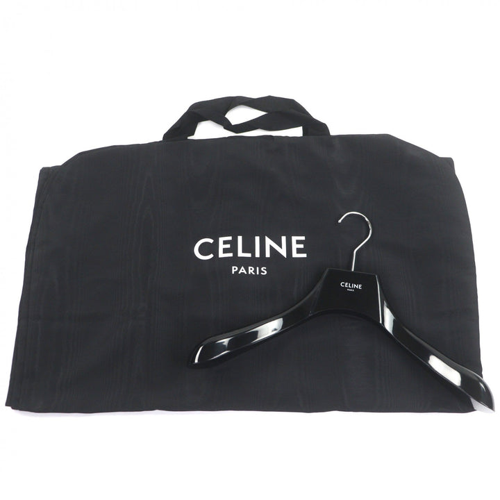 素晴らしいCELINEジャケット ブラックナイロン メンズ 48 2W93C227R