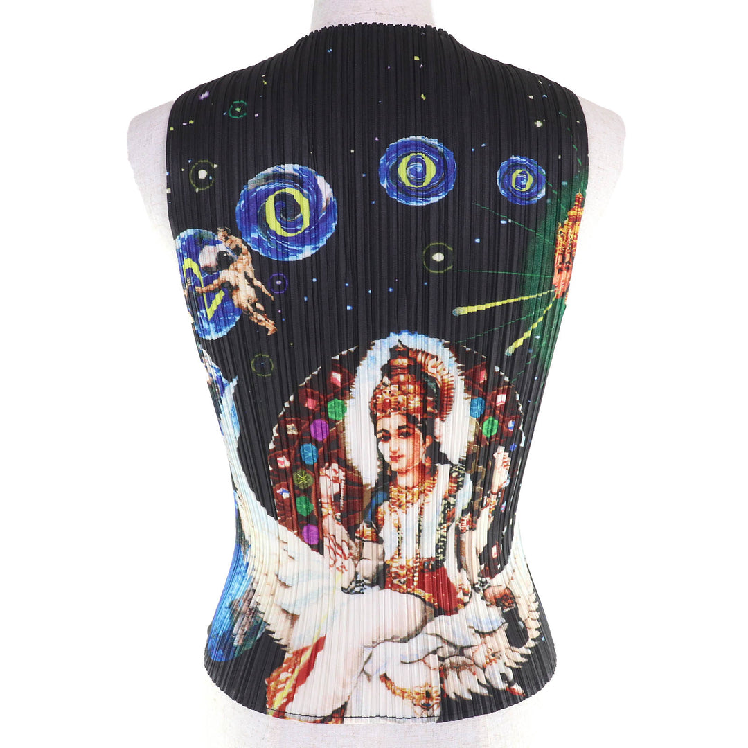 Excellent PLEATS PLEASE×横尾忠則 Best MILLENNIUM KRISHNA Space 3 PP02-JE101