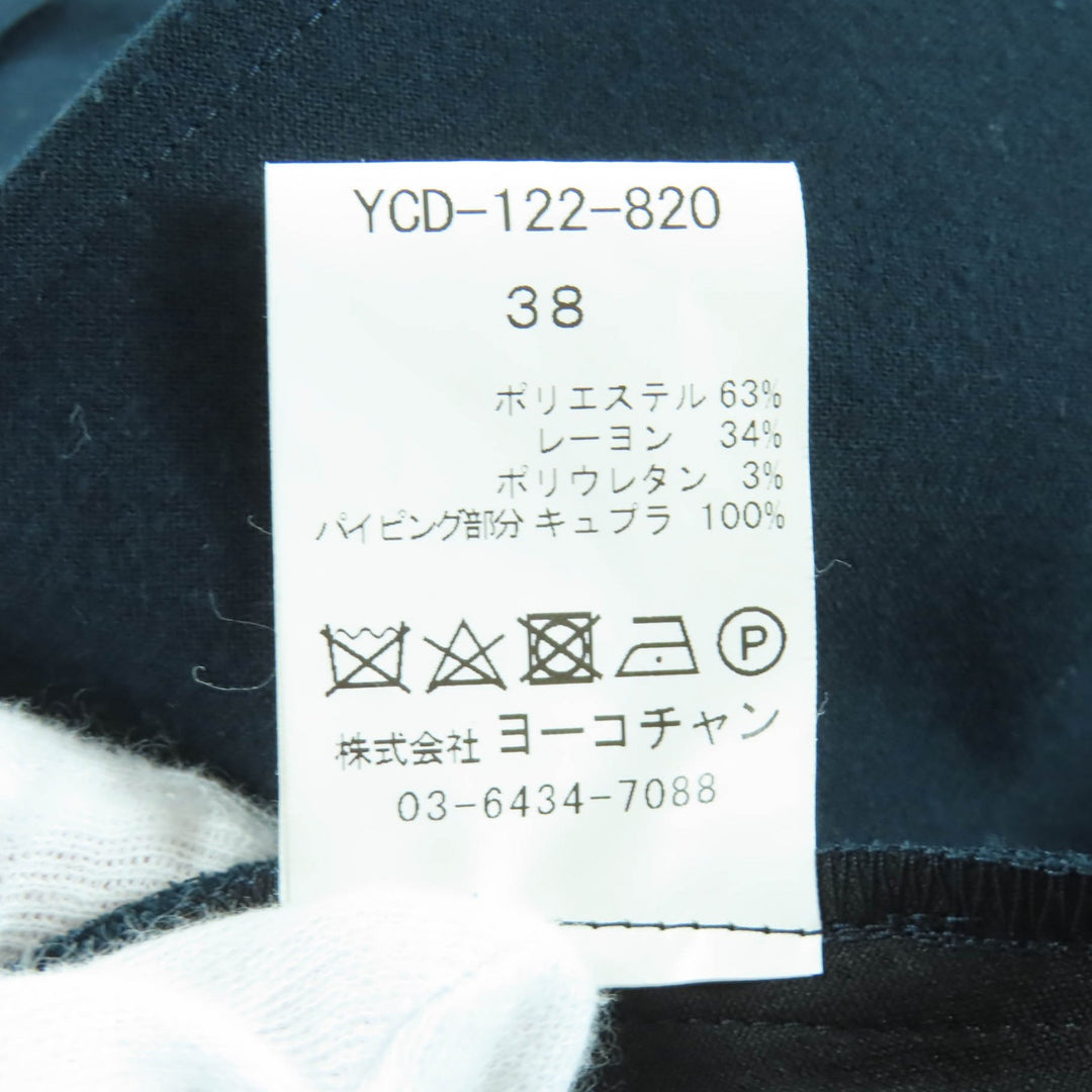 YOKO CHAN ワンピース ネイビー ポリエステル レディース 38 YCD-122-820