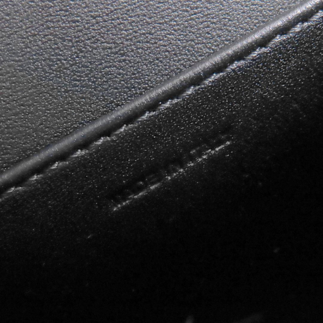 Great CELINE Shoulder Bag classic box teen black leather Women