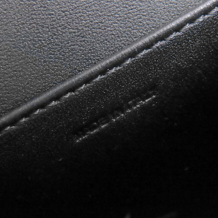 Great CELINE Shoulder Bag classic box teen black leather Women