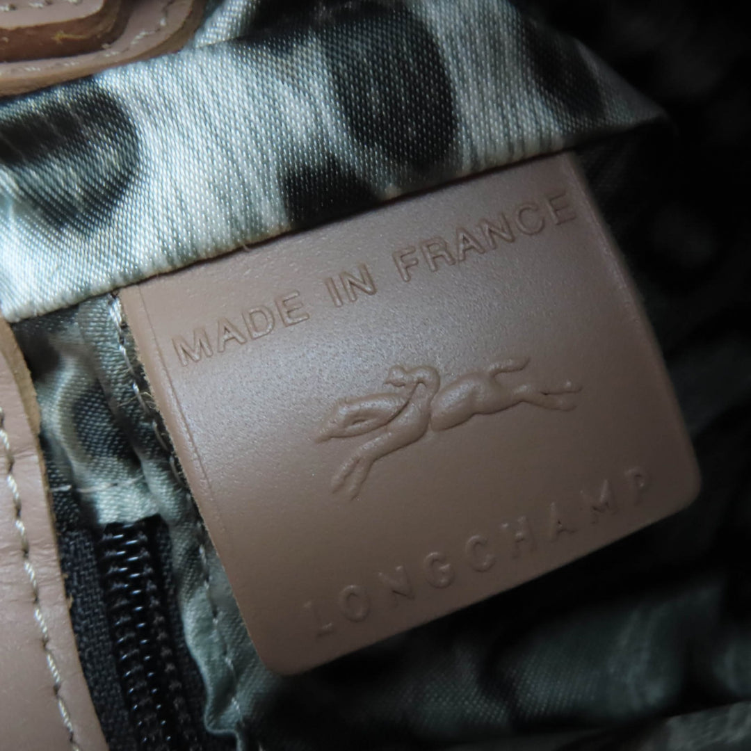 ロンシャン ショルダーバッグ アマゾネス チェーン 2WAY ハンドバッグ ブラウン レザー レディース