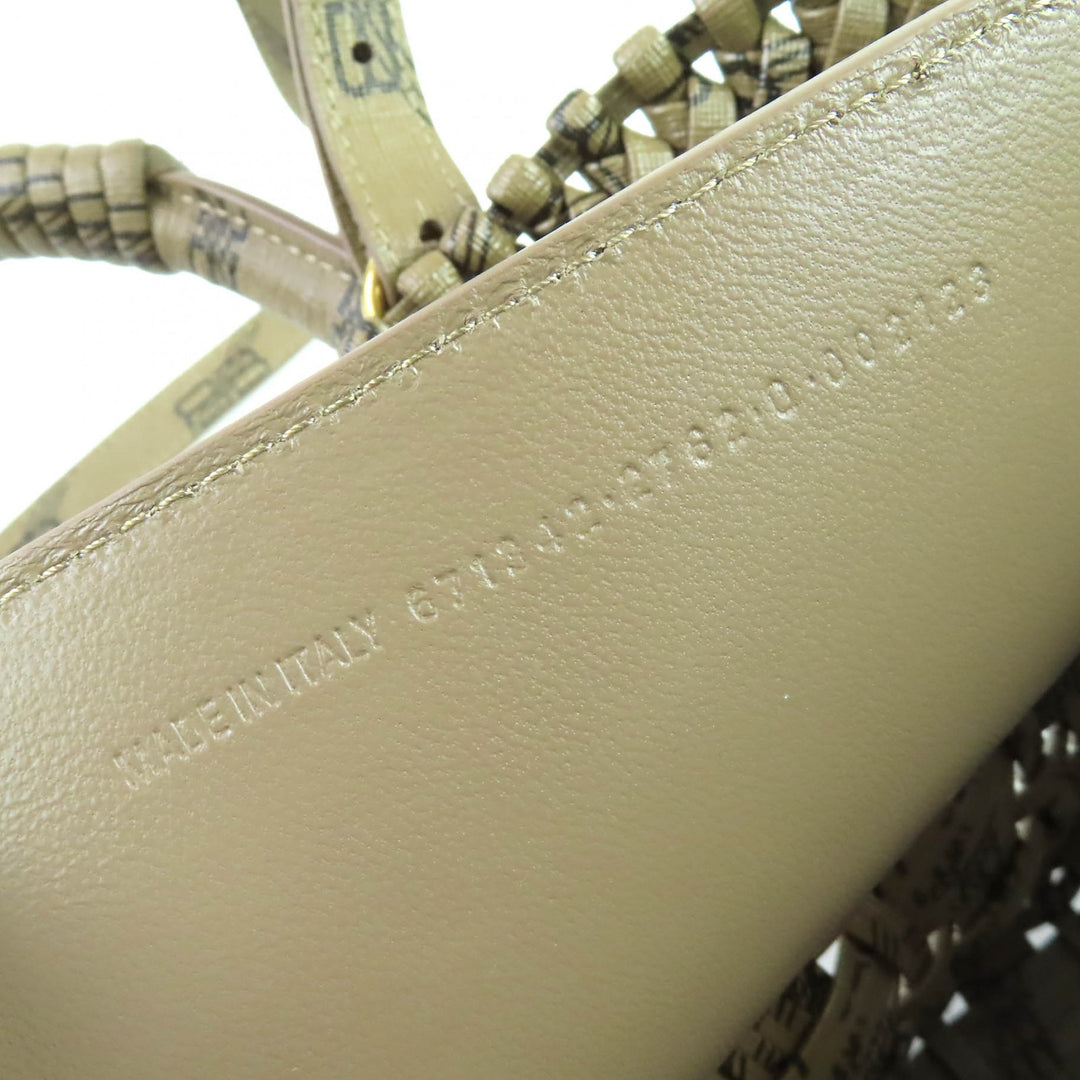 BALENCIAGA ショルダーバッグ ビストロバスケット XS 2WAY ハンドバッグ ブラウン 671342 美品