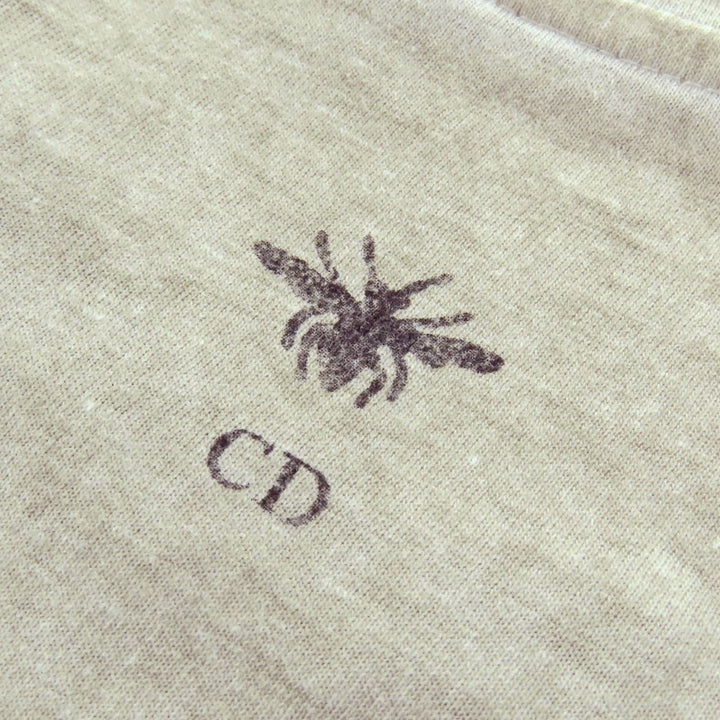 素晴らしいクリスチャンディオール半袖TシャツBEEロゴダメージ加工M 253T09B4404
