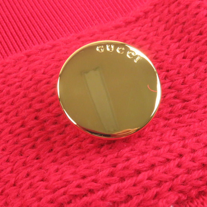 新品 GUCCI パンツ バイカラー ニット レッド アイボリー ウール メンズ M 724731