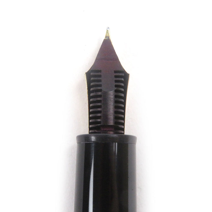 Very Good MONTBLANC fountain pen Meisterstück 146 Cap type Black Gold 14K mens