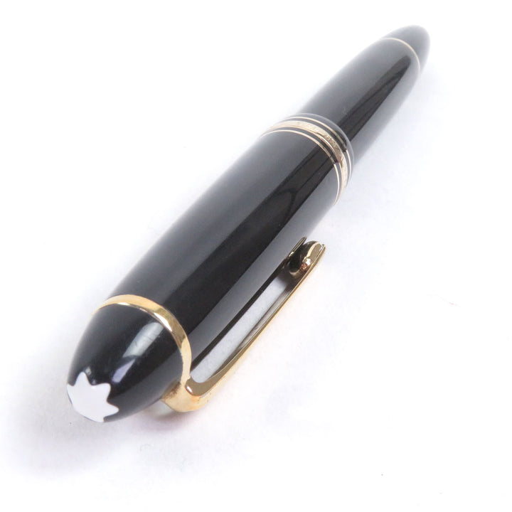 Very Good MONTBLANC fountain pen Meisterstück 146 Cap type Black Gold 14K mens