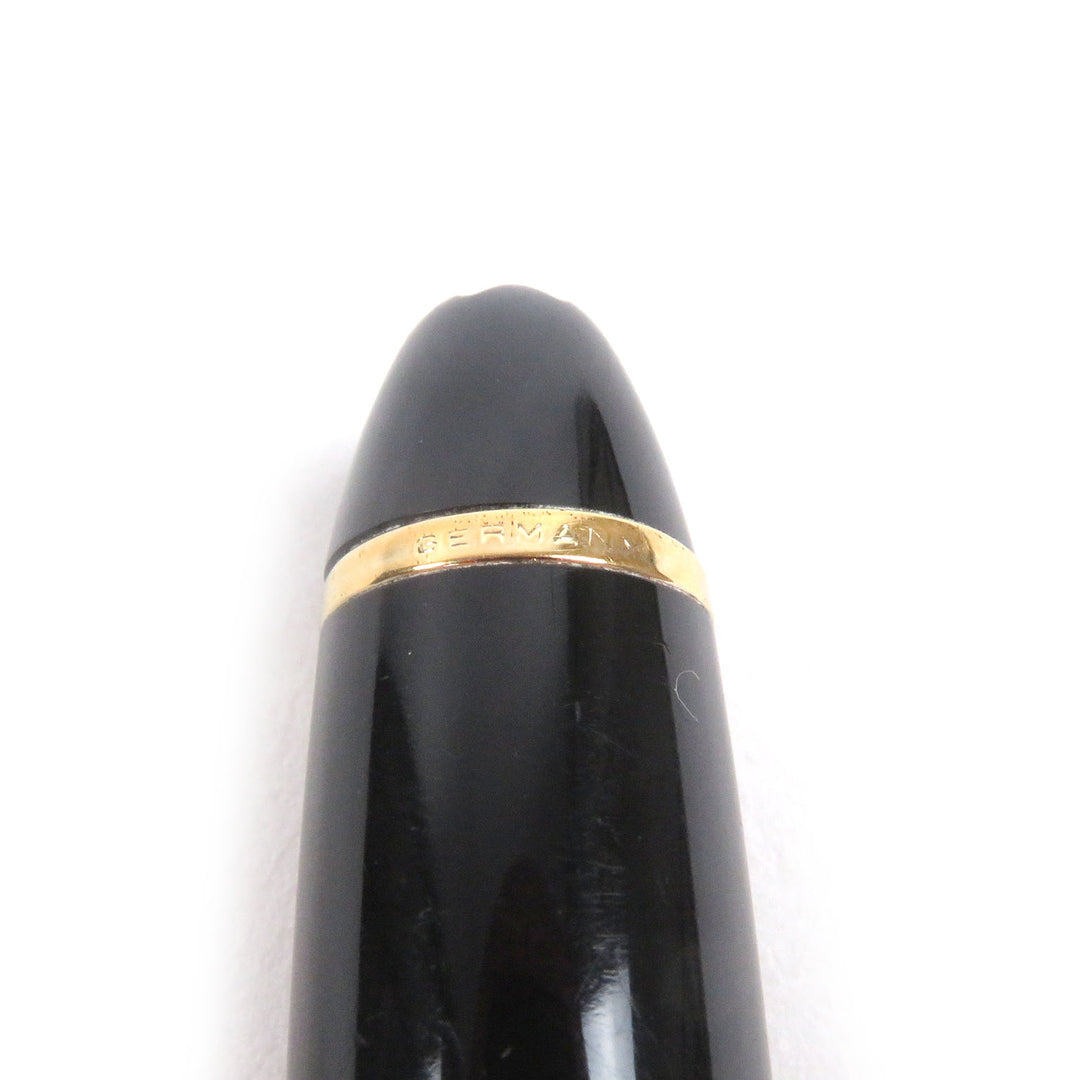 Very Good MONTBLANC fountain pen Meisterstück 146 Cap type Black Gold 14K mens