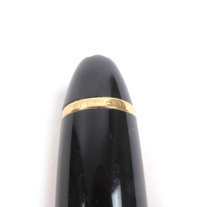Very Good MONTBLANC fountain pen Meisterstück 146 Cap type Black Gold 14K mens
