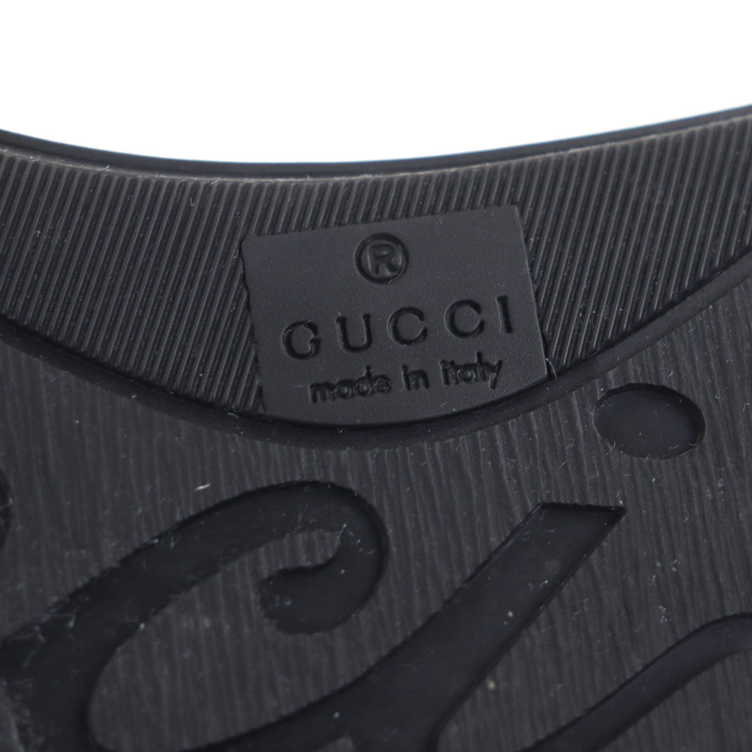 素晴らしい GUCCI ハイカットスニーカー ブラック キャンバス メンズ 6.5 426188
