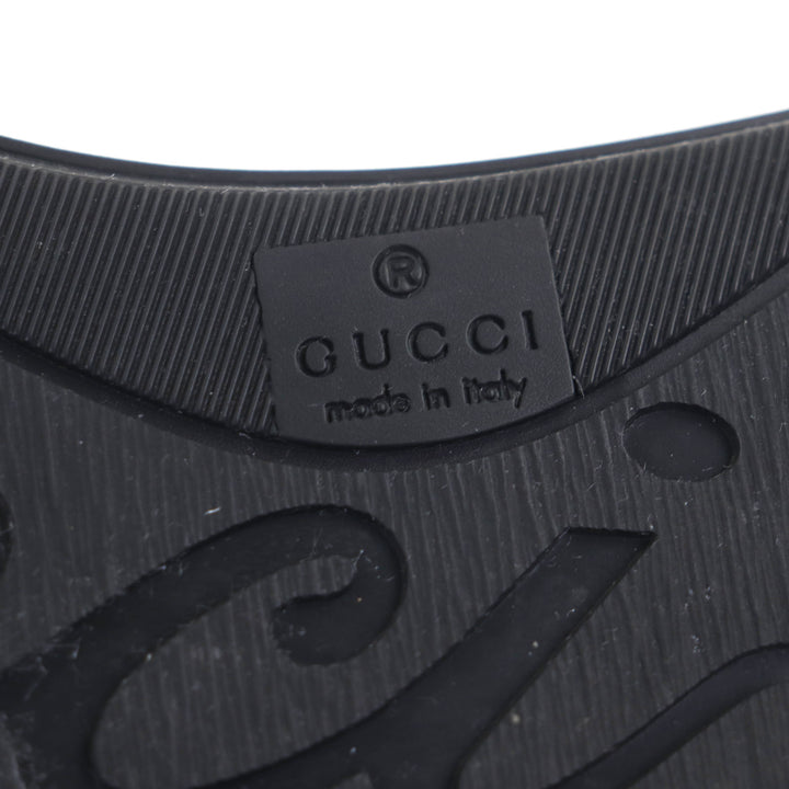 素晴らしい GUCCI ハイカットスニーカー ブラック キャンバス メンズ 6.5 426188