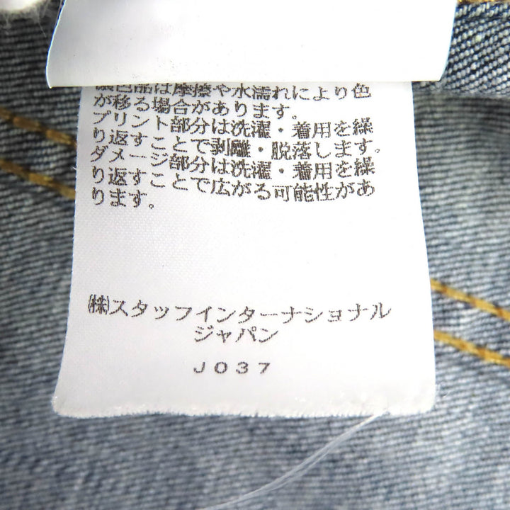 Discounted Great DSQUARED2 Denim Jacket CLASSIC JEAN JACKET Distressed Paint 44 S74AM0914