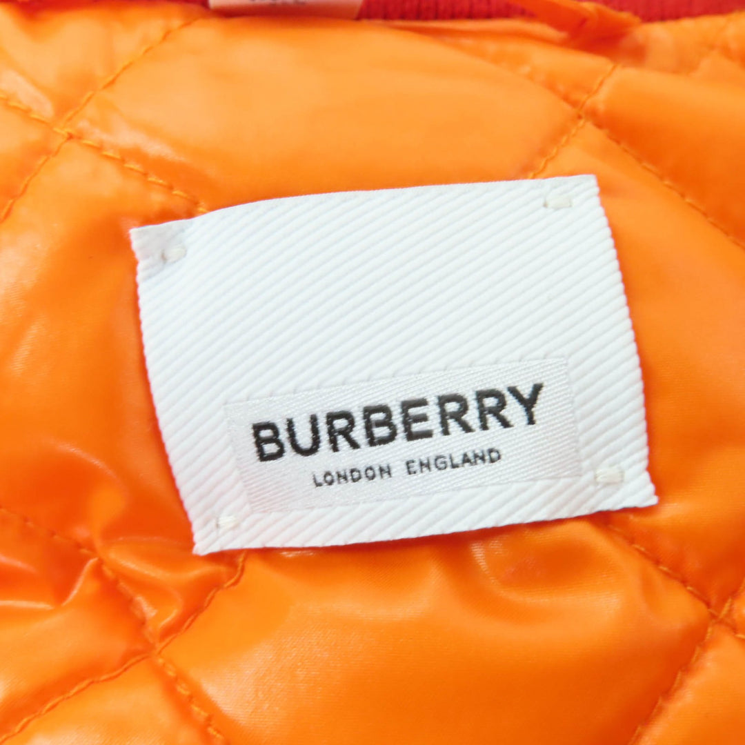 素晴らしい BURBERRY ダウンベスト Tisci 時代ロゴ レザーパッチ ジップアップ XS 8017289