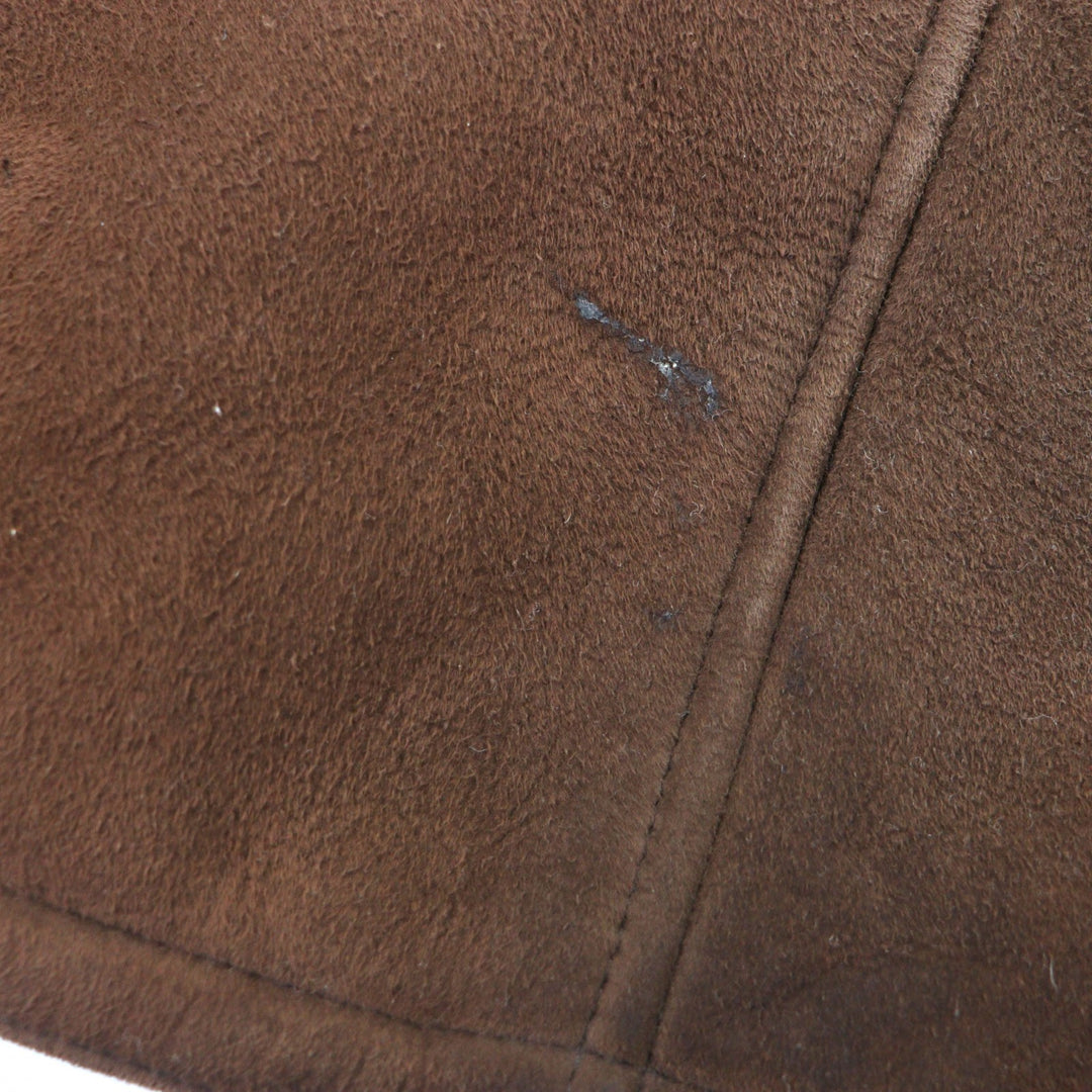 Very Good EMMETI Mouton coat Double breasted Brown Mouton mens 46