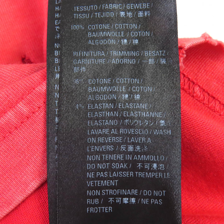 Great BALENCIAGA Short sleeve T-shirt Destroyed Distressed Crew Neck S 612965