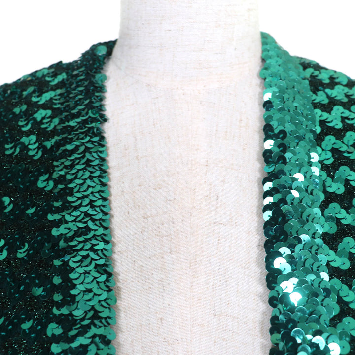 Pristine GUCCI Jacket Sequined short sleeve bolero green Women XXS 653449