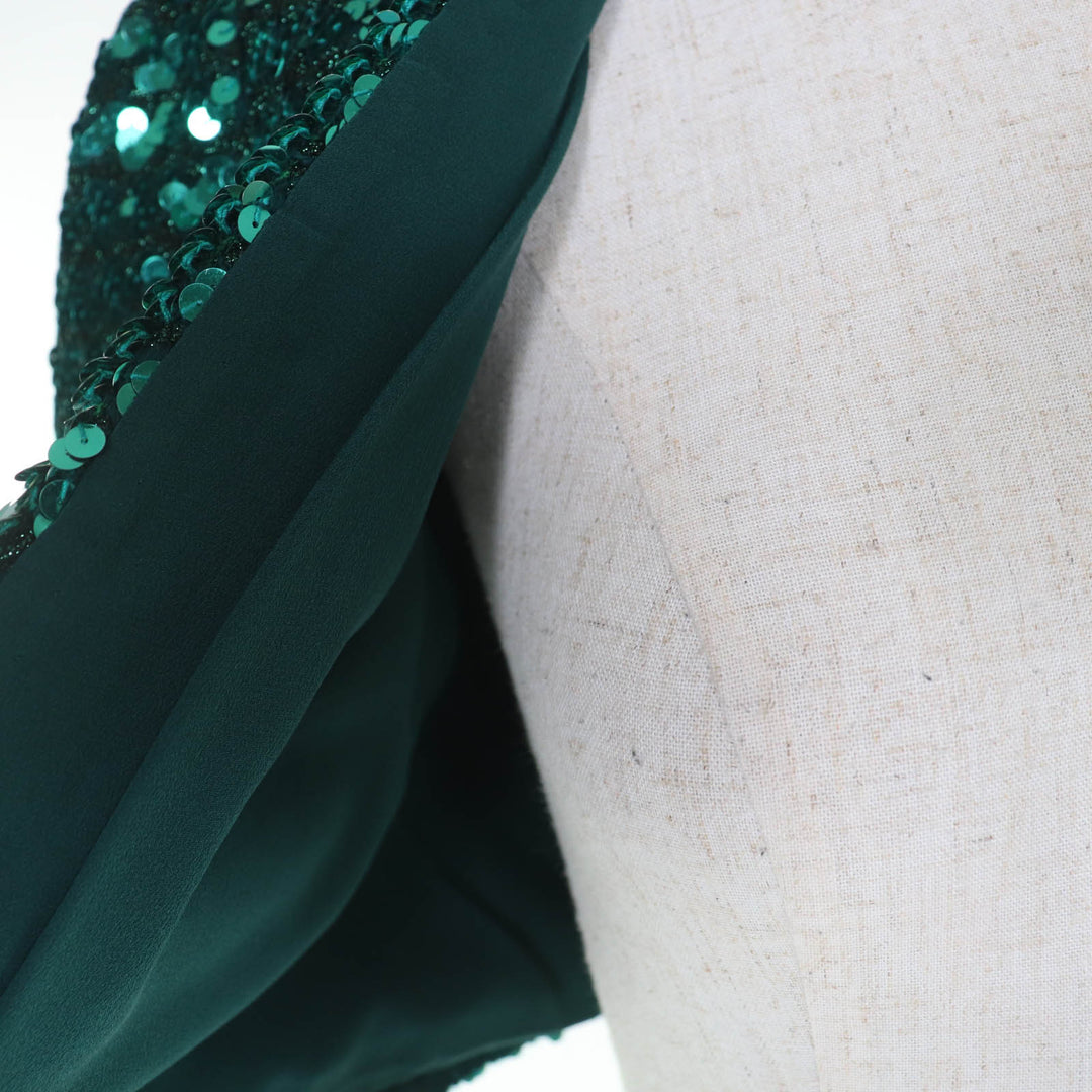 Pristine GUCCI Jacket Sequined short sleeve bolero green Women XXS 653449