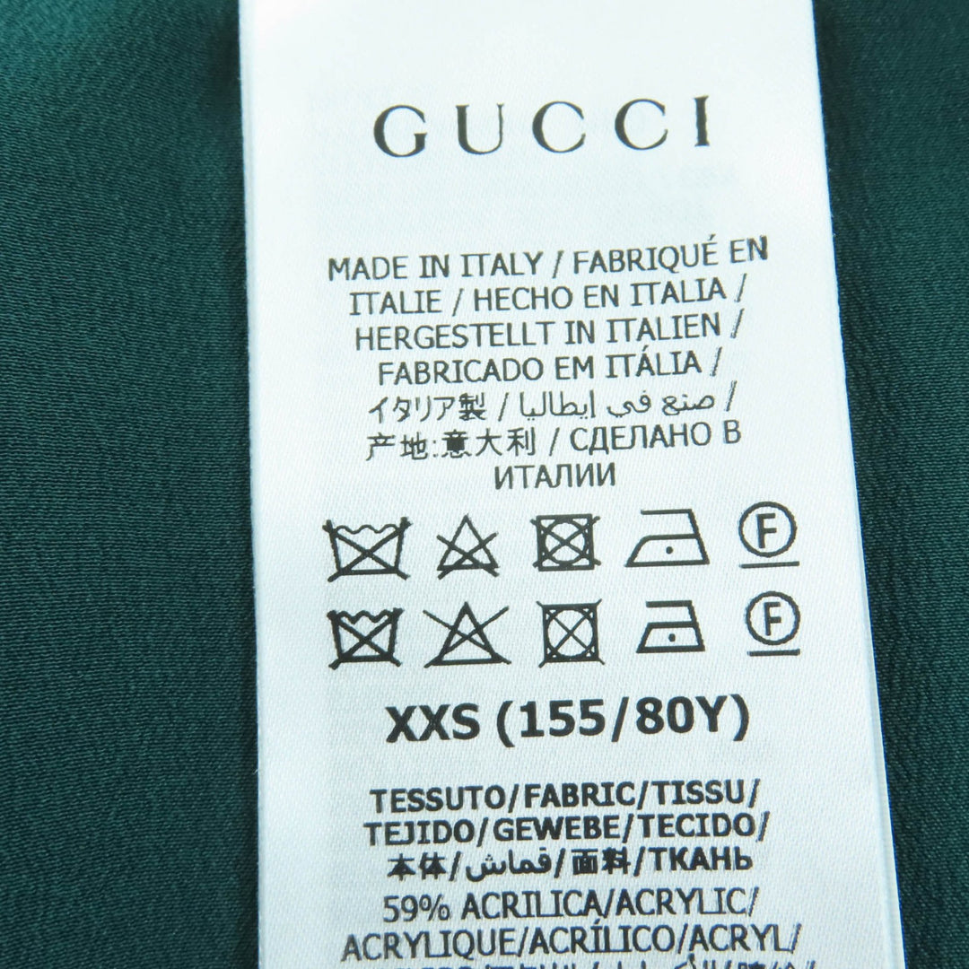 Pristine GUCCI Jacket Sequined short sleeve bolero green Women XXS 653449