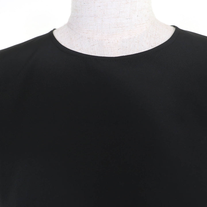 Excellent GIVENCHY one piece Belted short sleeves black Women 36 BW222714L1