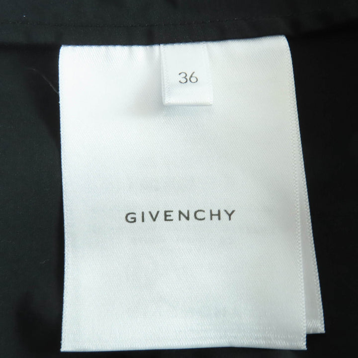 Excellent GIVENCHY one piece Belted short sleeves black Women 36 BW222714L1