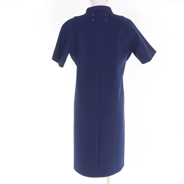 Excellent Maison Margiela 4 one piece Short sleeve Navy Nylon Women 38 S31CT0718