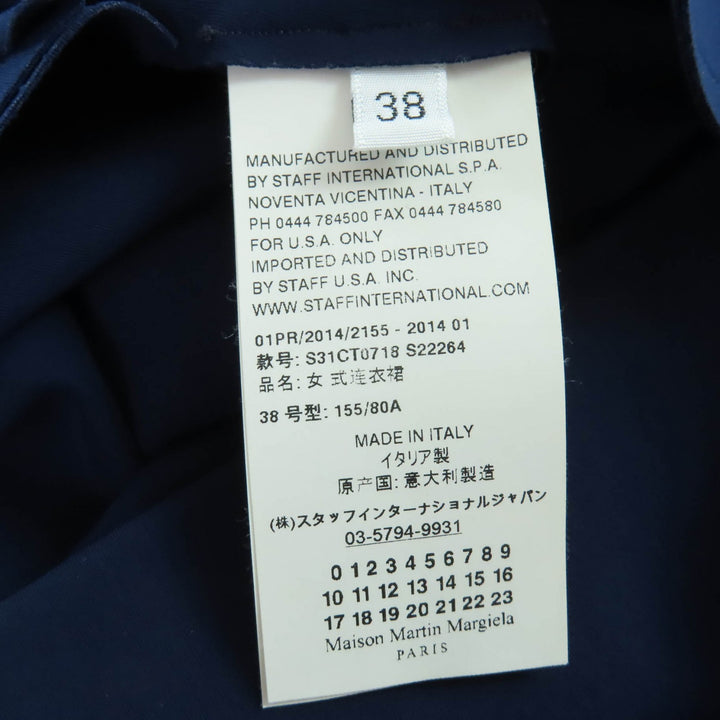 Excellent Maison Margiela 4 one piece Short sleeve Navy Nylon Women 38 S31CT0718