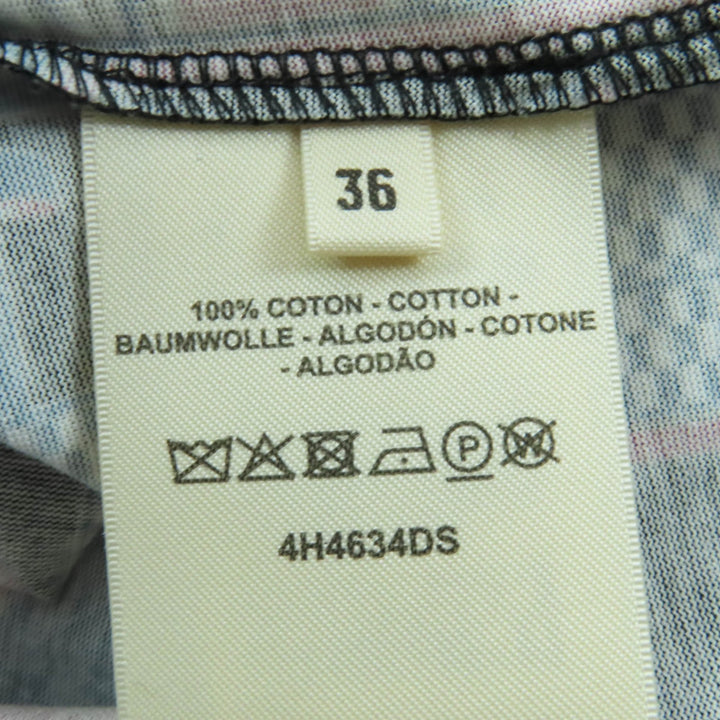 Excellent HERMES Short sleeve T-shirt Lettres Equestres cropped 36 4H4634DS