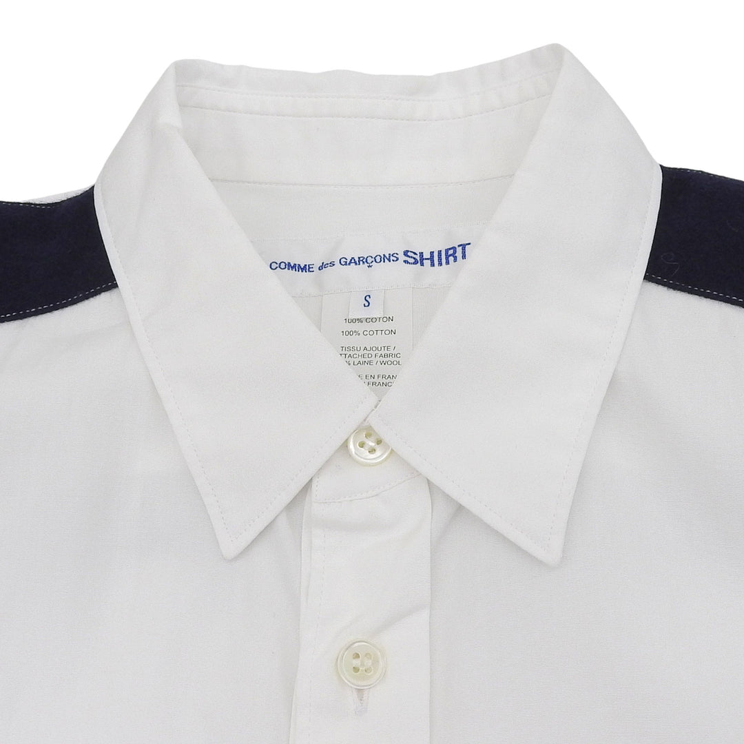 Excellent COMME des GARCONS SHIRT Long sleeve shirt cotton mens S FH-B050