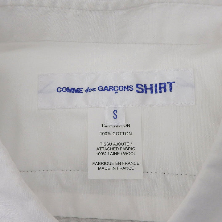 Excellent COMME des GARCONS SHIRT Long sleeve shirt cotton mens S FH-B050