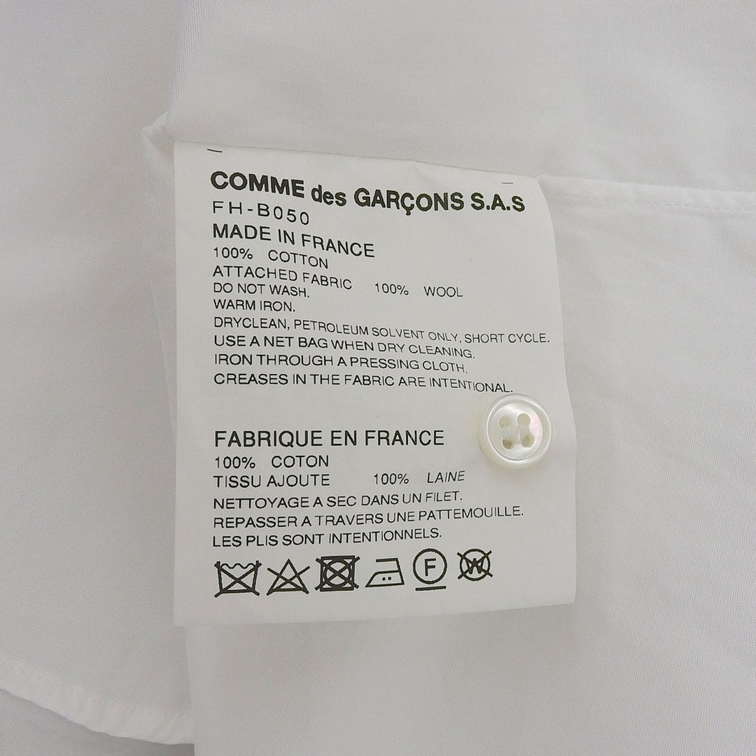 Excellent COMME des GARCONS SHIRT Long sleeve shirt cotton mens S FH-B050