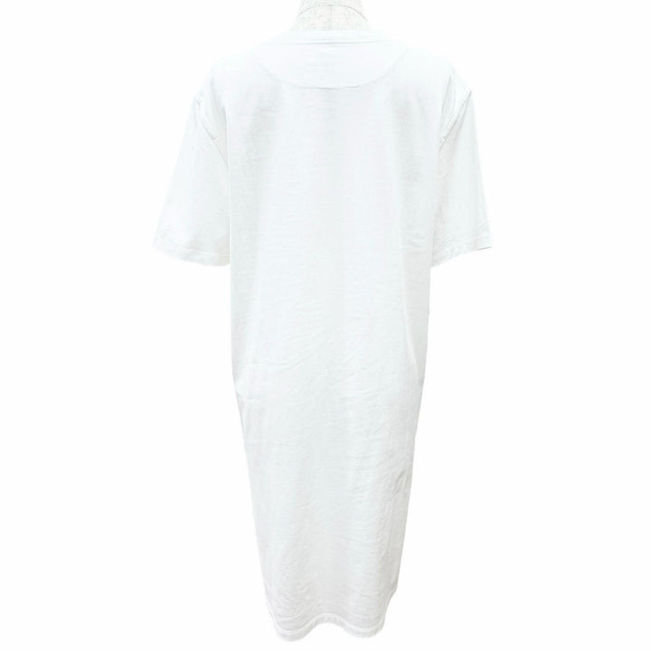 Great HERMES one piece Chaine d'Ancre embroidered short-sleeve shirt 38