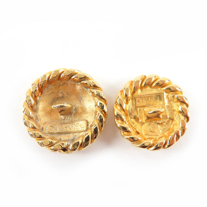 Great CHANEL COCO Mark Gold Button Set (8 pieces, 4 large and 4 small)