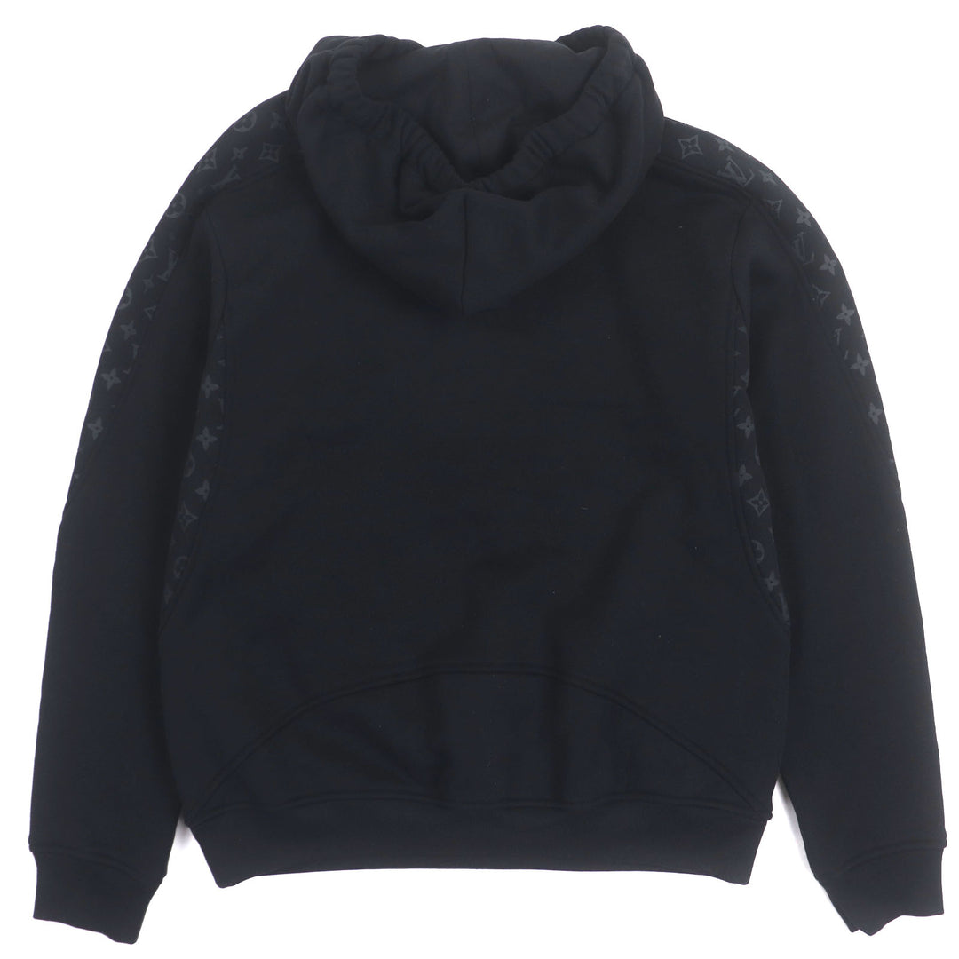 素晴らしいLOUIS VUITTONパーカーブラックコットンメンズS