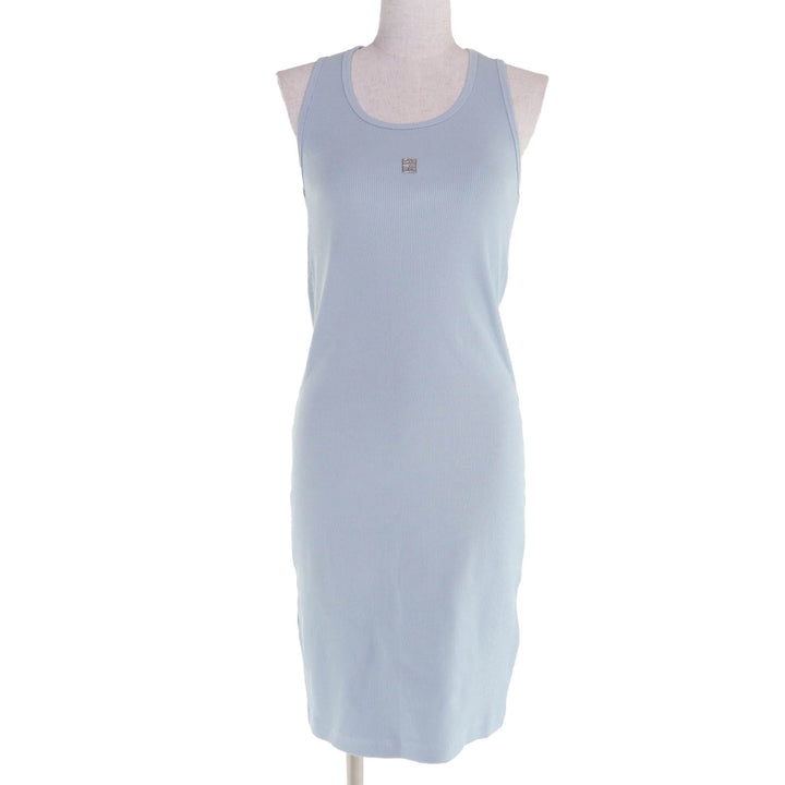 Excellent GIVENCHY one piece 4G Plaque Sleeveless blue Women XS BW21PS3YHY