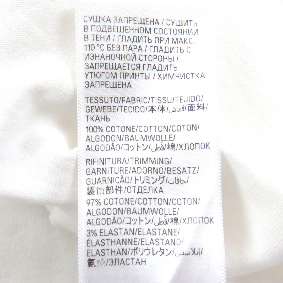 Great BALENCIAGA Short sleeve T-shirt CITIES PARIS logo crew neck white M 612966