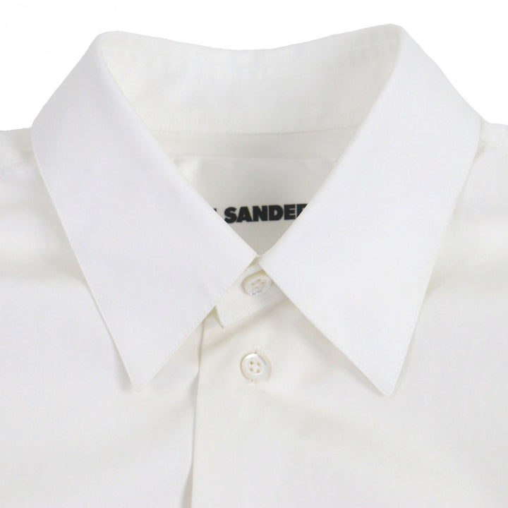 Great JIL SANDER Long sleeve shirt white cotton mens 38 JSMP742235
