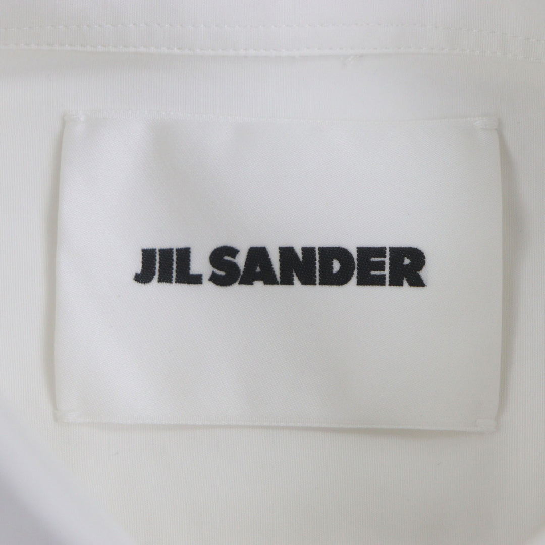 素晴らしい JIL SANDER 長袖シャツ ホワイト コットン メンズ 38 JSMP742235