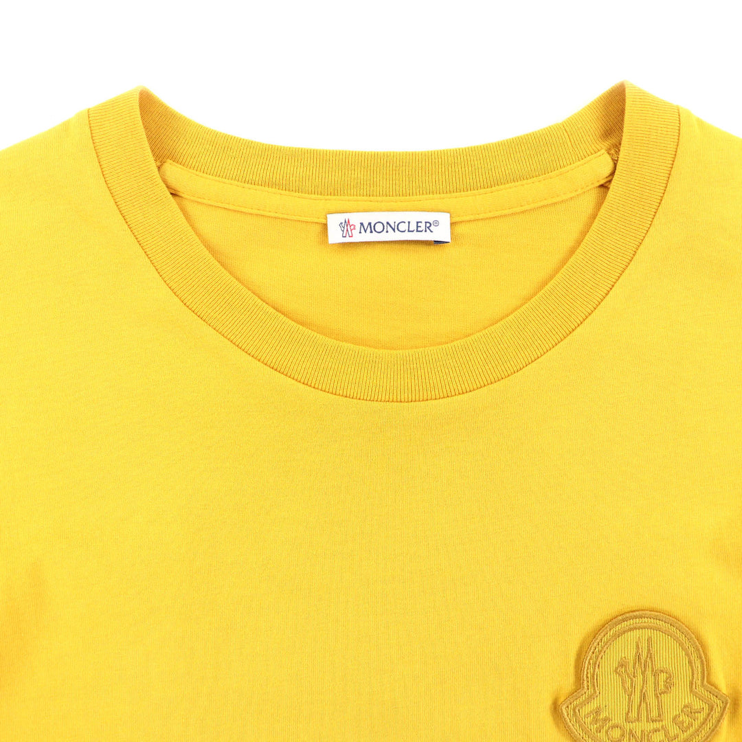 MONCLER 半袖Tシャツ マスタード コットン メンズ M F20938C75900