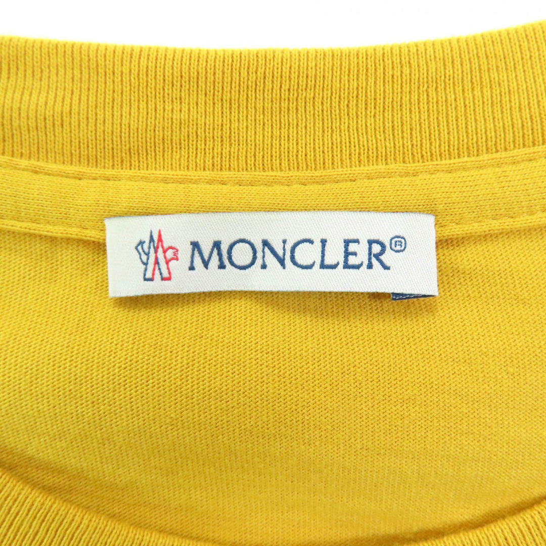 MONCLER 半袖Tシャツ マスタード コットン メンズ M F20938C75900
