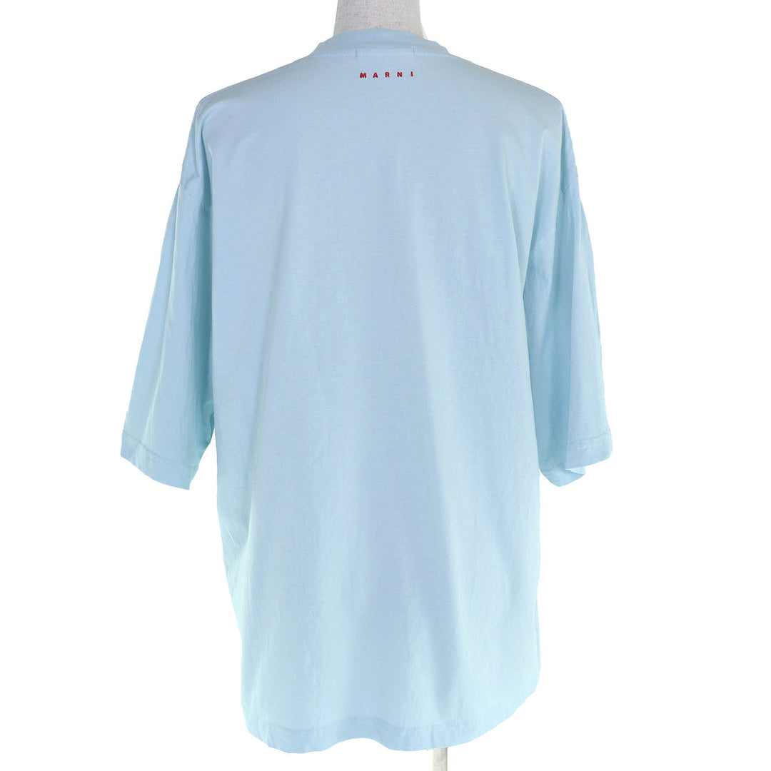 Great MARNI Short sleeve T-shirt Embroidered logo crew neck 44 HUMU0223X2
