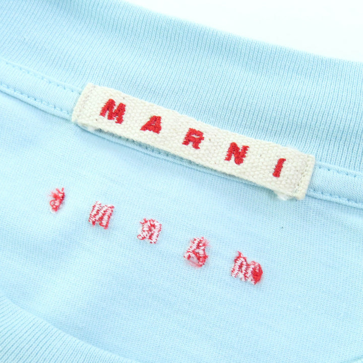 Great MARNI Short sleeve T-shirt Embroidered logo crew neck 44 HUMU0223X2