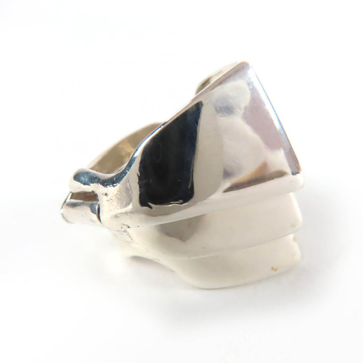 Excellent Vivienne Westwood Ring Orb Knuckleduster Armor Triple Silver 925 S