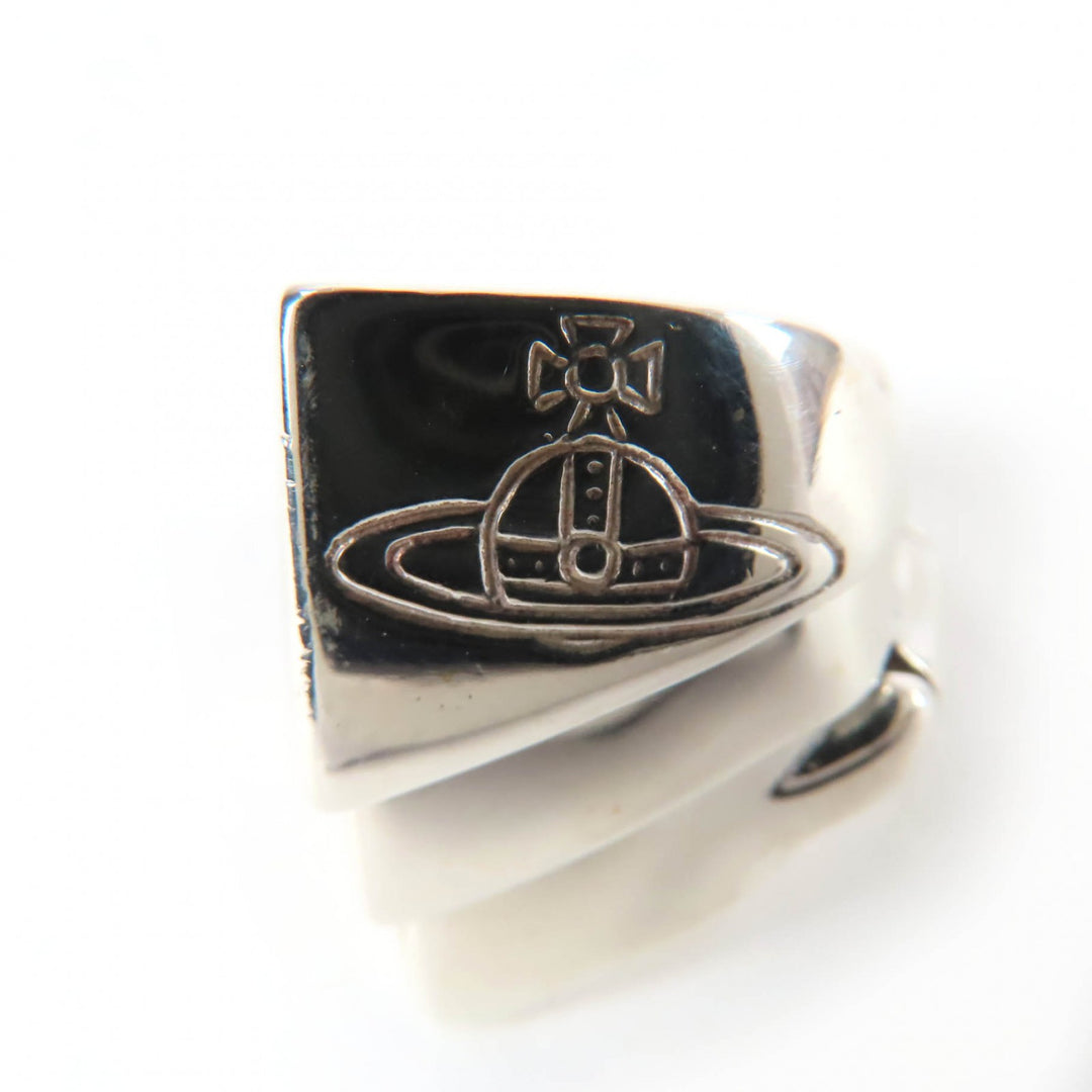Excellent Vivienne Westwood Ring Orb Knuckleduster Armor Triple Silver 925 S
