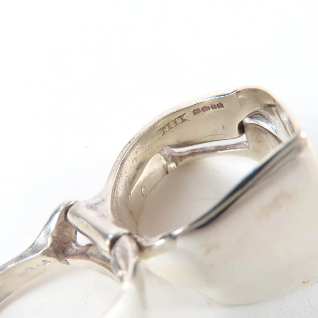 Excellent Vivienne Westwood Ring Orb Knuckleduster Armor Triple Silver 925 S