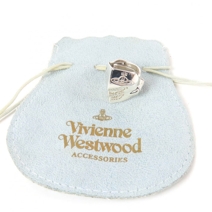 Excellent Vivienne Westwood Ring Orb Knuckleduster Armor Triple Silver 925 S